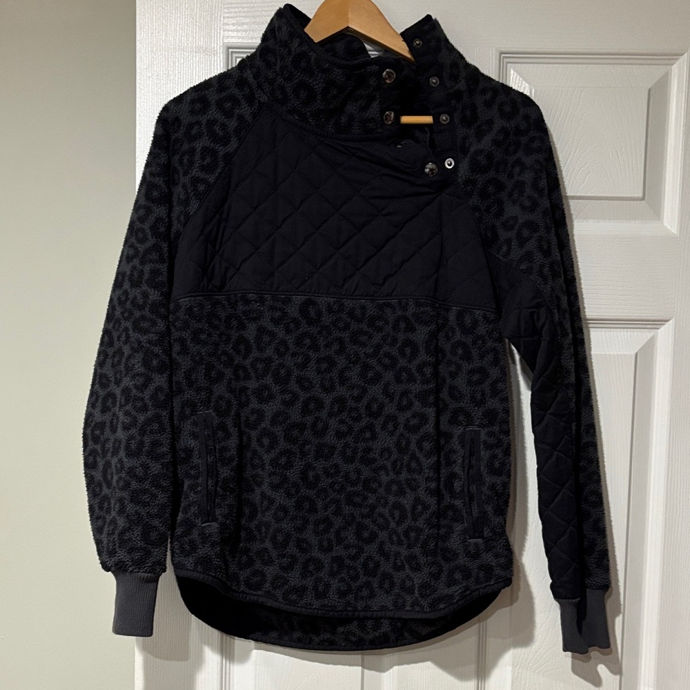 Abercrombie & Fitch Black Textured Jacket